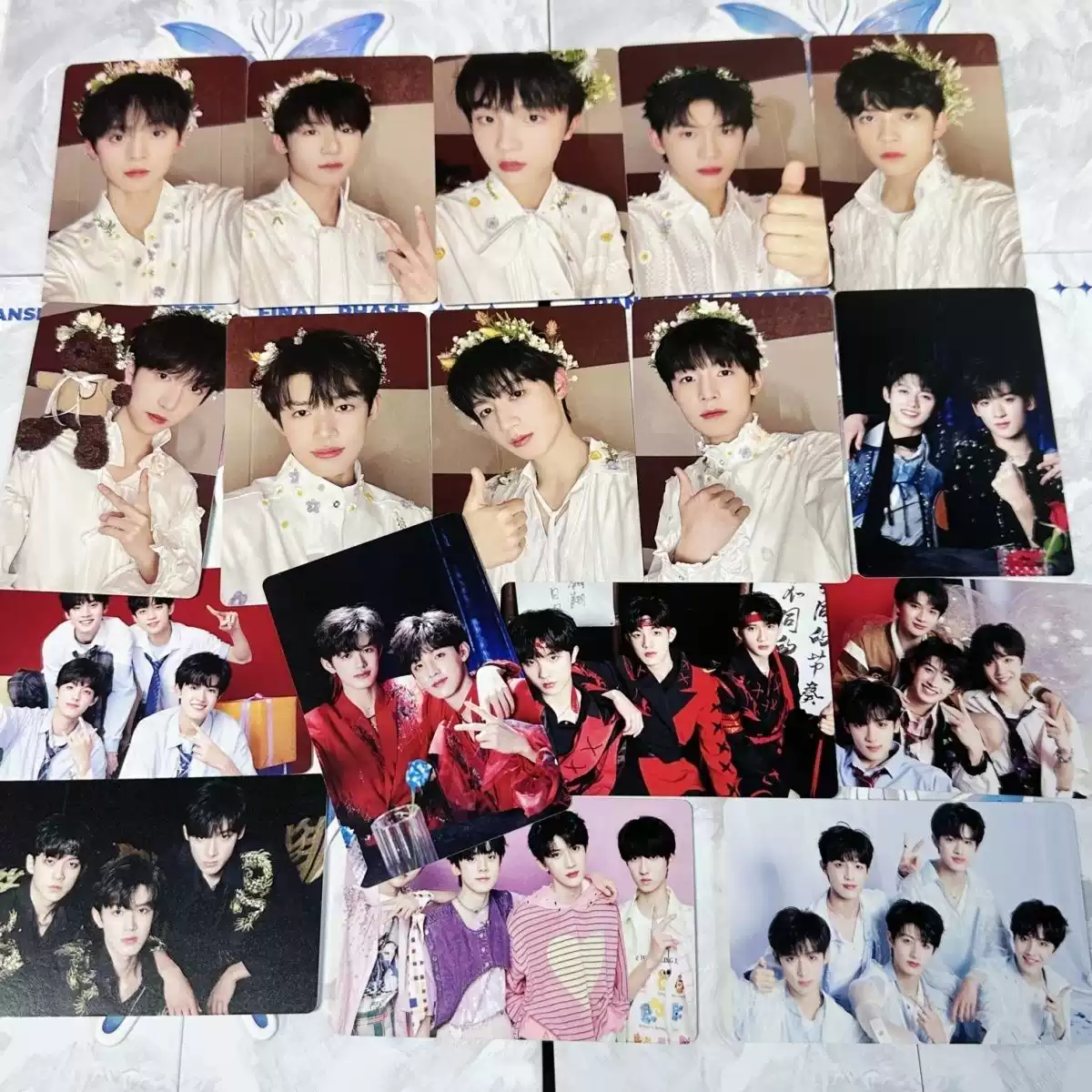 TF家族三代蝴蝶效应小卡蝴蝶家族款小卡极禹婚卡