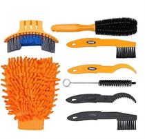 Brush driving cleaning brush set combination wheel rim chain repair tool chain gear hair care Y child care brush self-washing