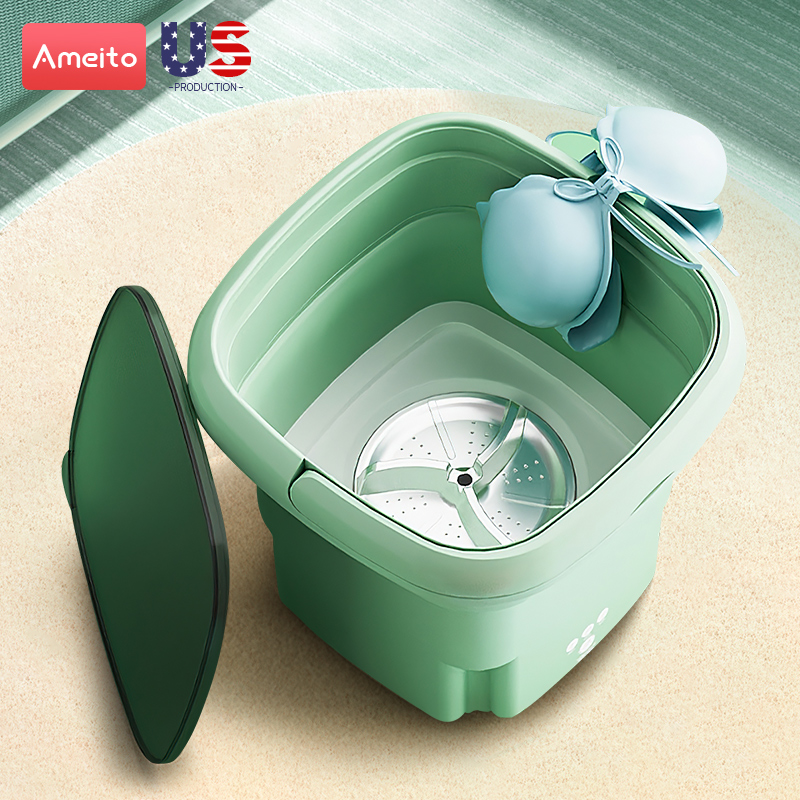 Foldable washing machine mini portable washing machine wash socks dedicated to baby underwear large capacity
