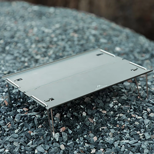 Маунтинке Маунтин -Хирец на открытом воздухе столы для кемпинга мини -столик для пикника легкий портативный алюминиевый столик таблетки