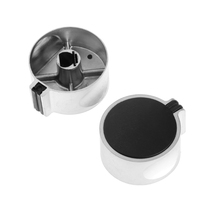 2Pcs 8mm Hole Metal Gas Stove Cooker Rotary Switch Knobs