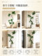 Artificial Green Plants, High-End Luxury Rubber Tree Floor-Standing Potted Plants, Fake Flower Trees, Indoor Living Room Decorative Ornaments, Simulated Plants