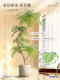 Blue Jacaranda Artificial Flower Living Room Decoration Flower Arrangement Indoor Large Green Plant Potted Plant High-End Artificial Plant Fake Flower Tree
