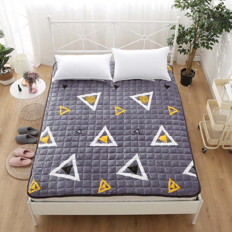 Flannel mùa đông ấm nệm nệm sinh viên ký túc xá 0,9m1,8m m 1,5m giường đôi giá nệm