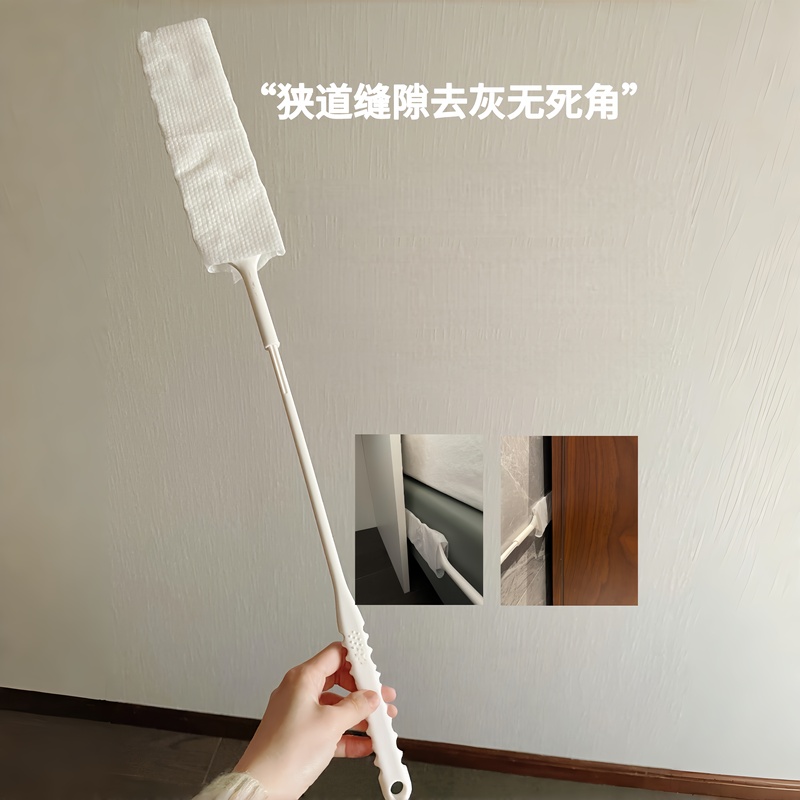 Multi-Functional No-Dead-Angle Gap Brush for Cleaning Corners, Long-Handled Multi-Purpose Disposable Dust Removal Tool, Extended for Thorough Cleaning