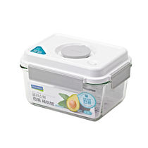 GLASSLOCK vacuum glass preservation box 1800ml square one-button large-capacity preservation lunch box