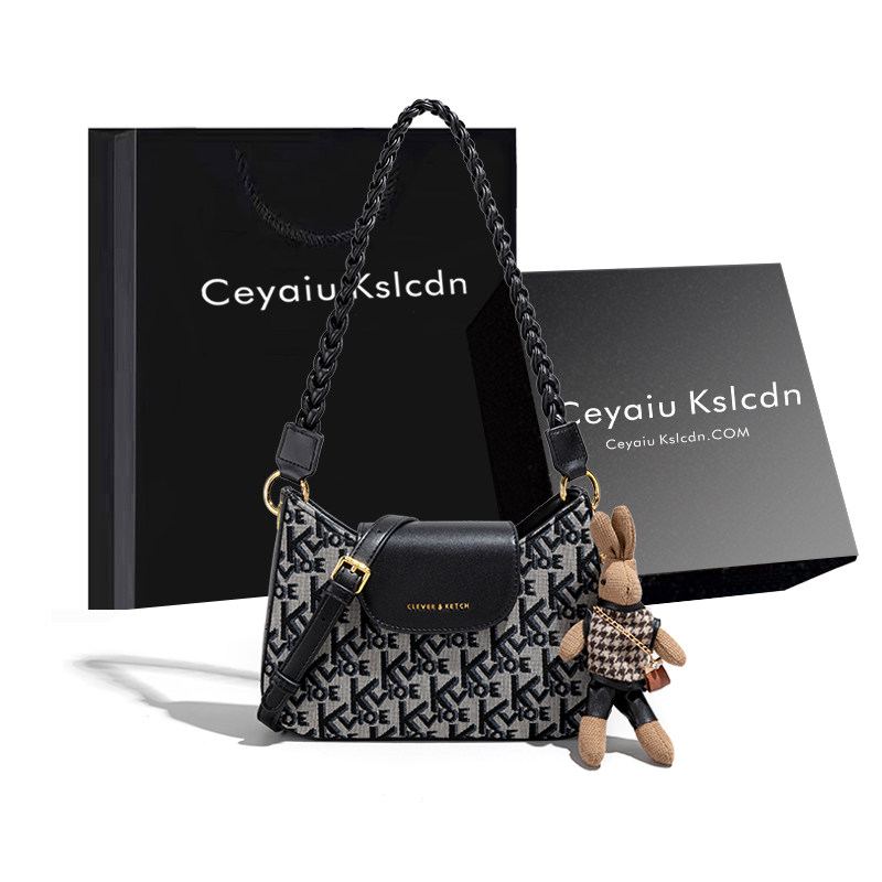 Официальный сайт маленькая сумка-мессенджер нишевого дизайна c&k на одно плечо, новинка 2025 года, женская сумка подмышками, сумка для поездок на работу, сумочка