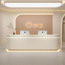 Beauty salon bar cashier medical beauty clinic reception desk skin management center service desk company front desk simple