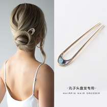 Korean Disc Hairdresser Iron Hairpin Hairpin Hairpin Hairpin Hairpin 100 Hitch Disc Hair Tool Head Ornament Card Hair-card Hair Dresser