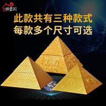 Spot pyramid ornaments big tower pyramid looking model office desk room dragon ruler home living room decoration crafts