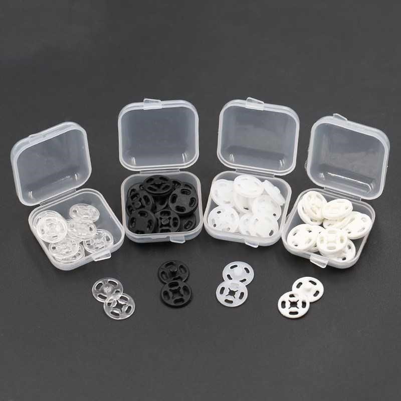 Dark Buttoned Buttons Invisible transparent button Anti-light children clothes by button Buttons Mother Button Shirt Plastic Snap 