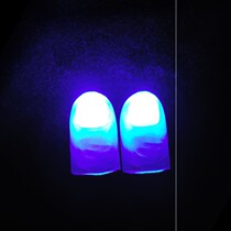 Light energy dance thumb light finger light a pair of children near scene magic props