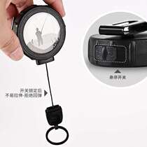 Qiuyu fishing easy-pull buckle sea fishing and rock fishing equipment telescopic keychain Luya easy-pull buckle anti-lost easy-to-pull keychain