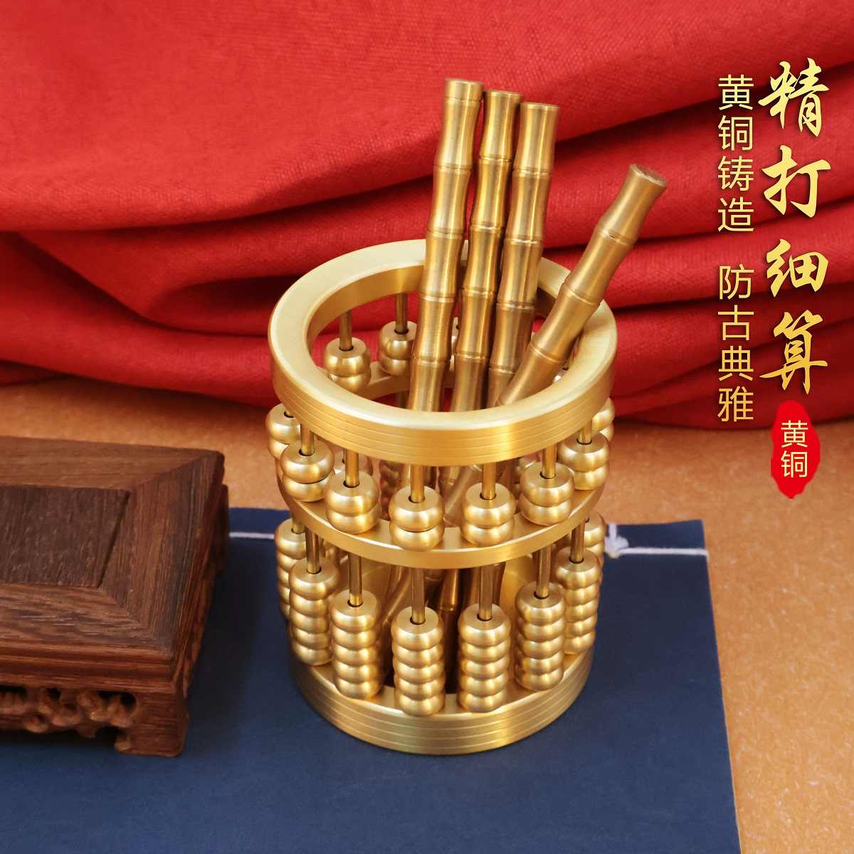 民間収集 銅製 荷葉筆洗 文房具 書道品 置物 賞物  : 書道用具 水盂 筆洗 水滴 水壺 時代物 純銅製 置物 書道