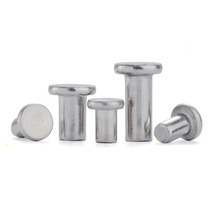 M4M5M6 stainless steel 304 knockdown solid flat head rivets GB109 flat head rivet pin rivets * 4x5x6
