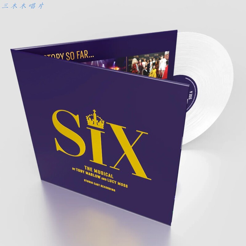 In Stock Six the Musical Vinyl Lp White Vinyl Six Queens Broadway Musical