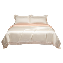MUJI WLM-LQ-bed pure color Tencel four-piece set 1258