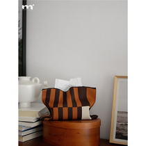 ins mid-century style tissue box home restaurant living room bedroom tissue bag internet celebrity high-end car tissue box