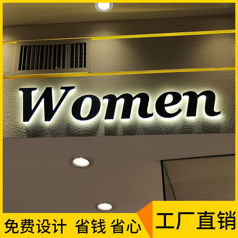 LED Luminous Character Custom Door Head Sign Billboard text Custom commercial high-end custom LED luminous character-Taobao