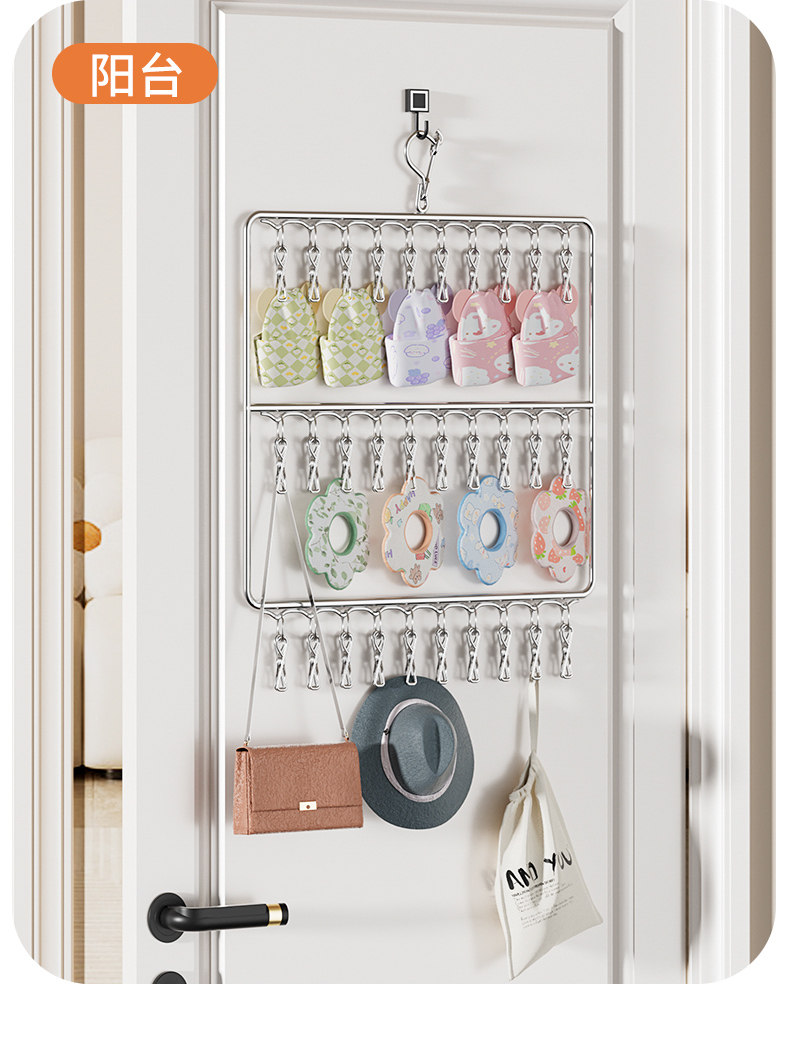 Клипса стойки 帽子收纳神器家用多夹子衣架鸭舌帽收纳层架学生宿舍衣柜棒球帽挂钩