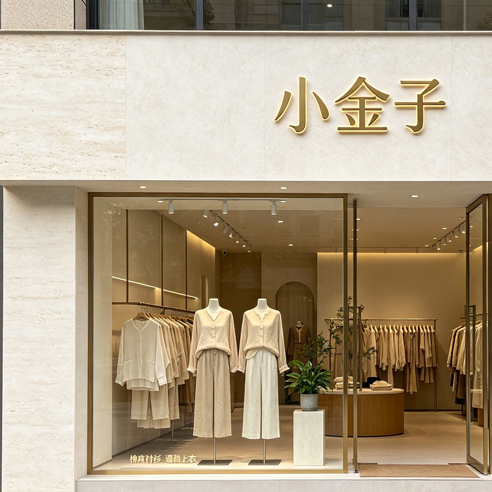 小金子纯棉工厂店的LOGO