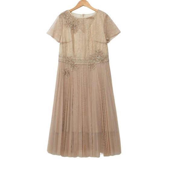 L Brand Selected Brand Women's High end Casual Fashion Temperament Versatile Women's Gold Dress A2-15162