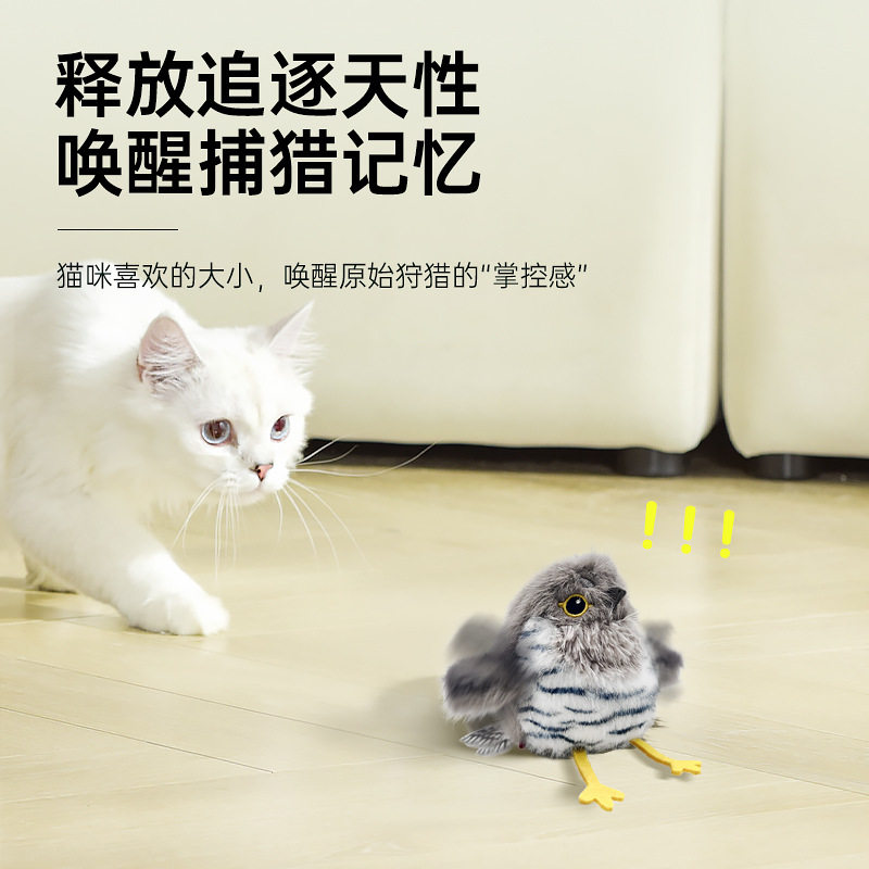 引力扑腾小肥啾:拯救无聊猫咪的神奇自动逗猫棒!-发声玩具-淘宝好物网