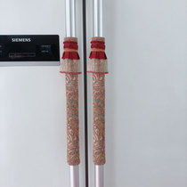 Lace refrigerator door handle protective cover double door glass store pull glove handle cover armrest cover anti-dirty and anti-collision