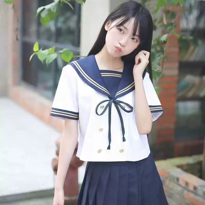 Базовая японская форма для студентов, pleated skirt для студентов