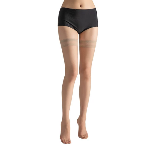 Чулки женские хрустальные шелковые чулки переосмысленные в летних ультра -тиновых носках, кондиционированных без следов, носков бедра 14046