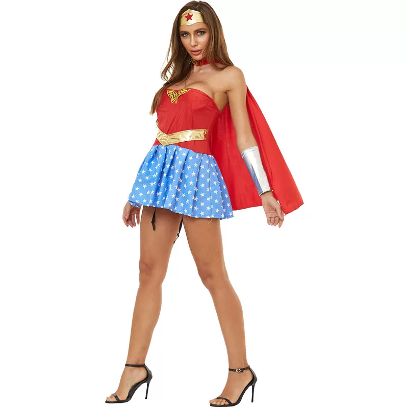 cosplay khiêu dâm Halloween Gợi Cảm Kỳ Quan Trang Phục Siêu Anh Hùng Nữ Supergirl Gà Mái cosplay khiêu dâm