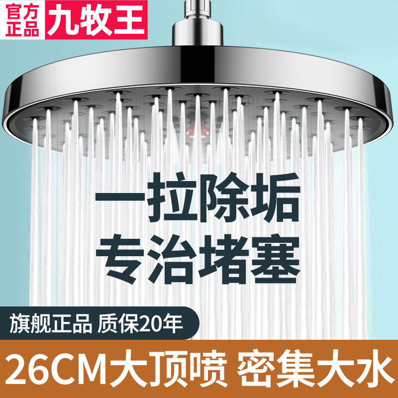 German Top Spray Shower Head Large Nozzle Shower Booster Single-Head Showerhead Bathroom Bathing Shower Head