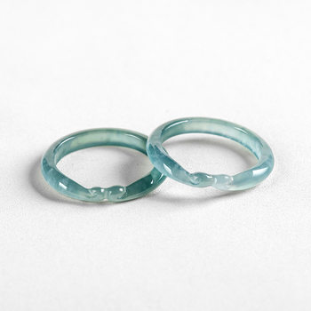 Cuiyingfu natural jade blue water ice type