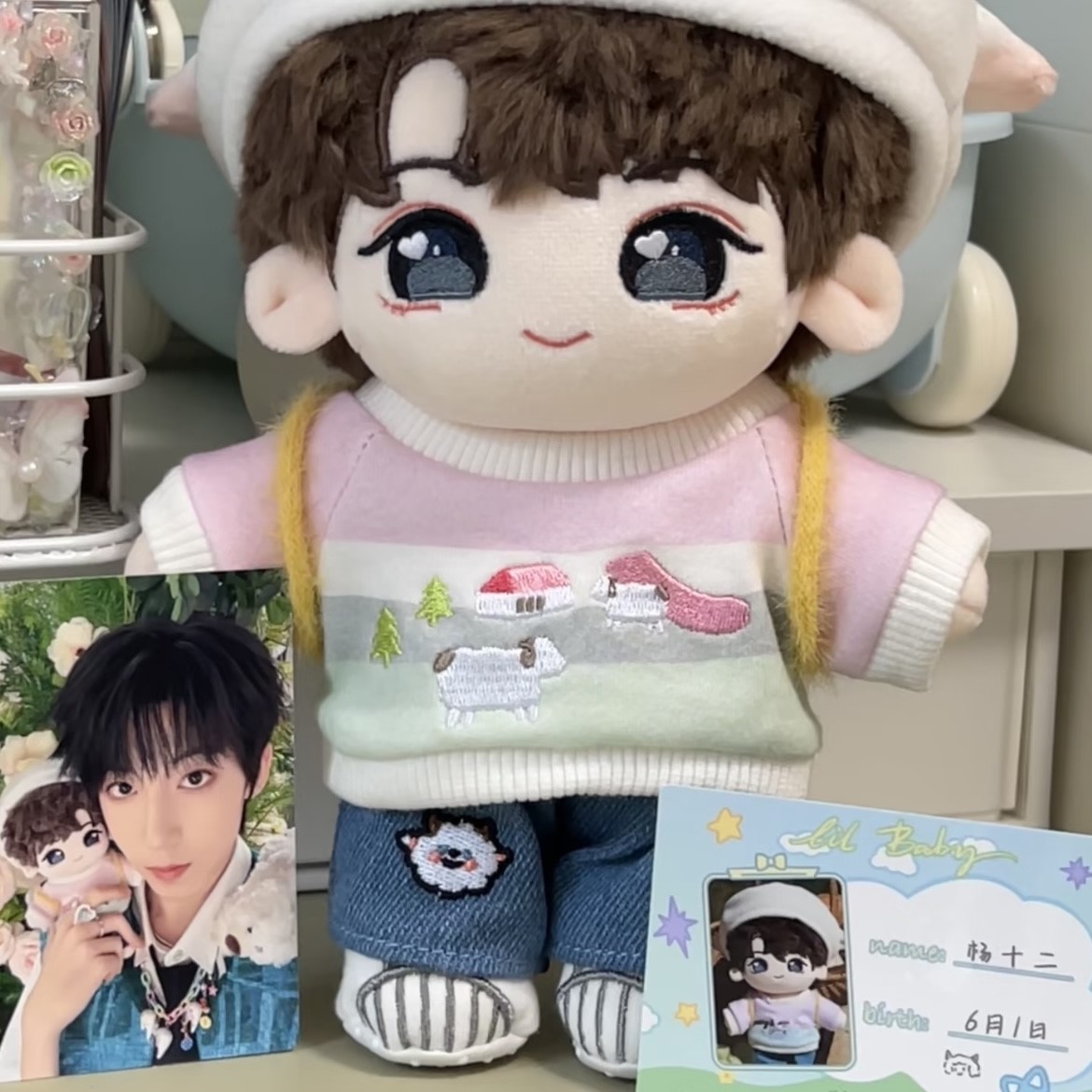 TF家族四代官方棉花娃娃小卡张桂源杨博文陈奕恒陈浚铭周边带原盒-淘宝