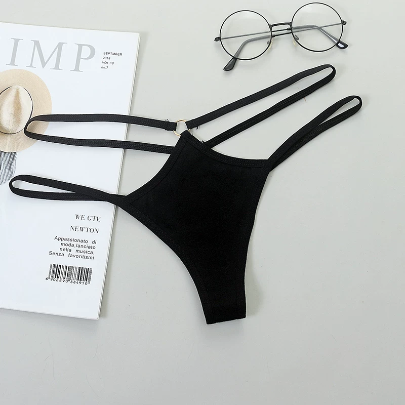 Горячая распродажа Sexy Women G-String нижнее белье из хлопка Low-Ris
