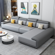 Nordic technology fabric sofa simple and modern small apartment living room furniture three-person straight row imperial concubine corner fabric sofa