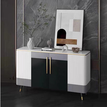 Light luxury entrance cabinet storage cabinet modern simple entry shoe cabinet living room decorative cabinet model room American sideboard