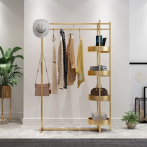 Clothes rack Nordic coat rack room bedroom modern clothes rack light luxury floor-standing simple creative storage home