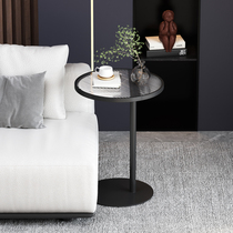 Nordic sofa small coffee table simple corner table small apartment living room bedroom bedside table movable creative small round table