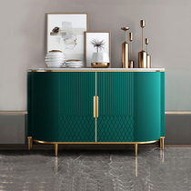 Italian light luxury entrance cabinet Internet celebrity modern simple living room entry locker against the wall shell decoration American dining side