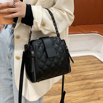 Shanghai Withdrawal Cabinet Clear Warehouse Outlet Ottles Discount Official Web Flagship Store Hat Retro Texture Slanted Satchel Bag