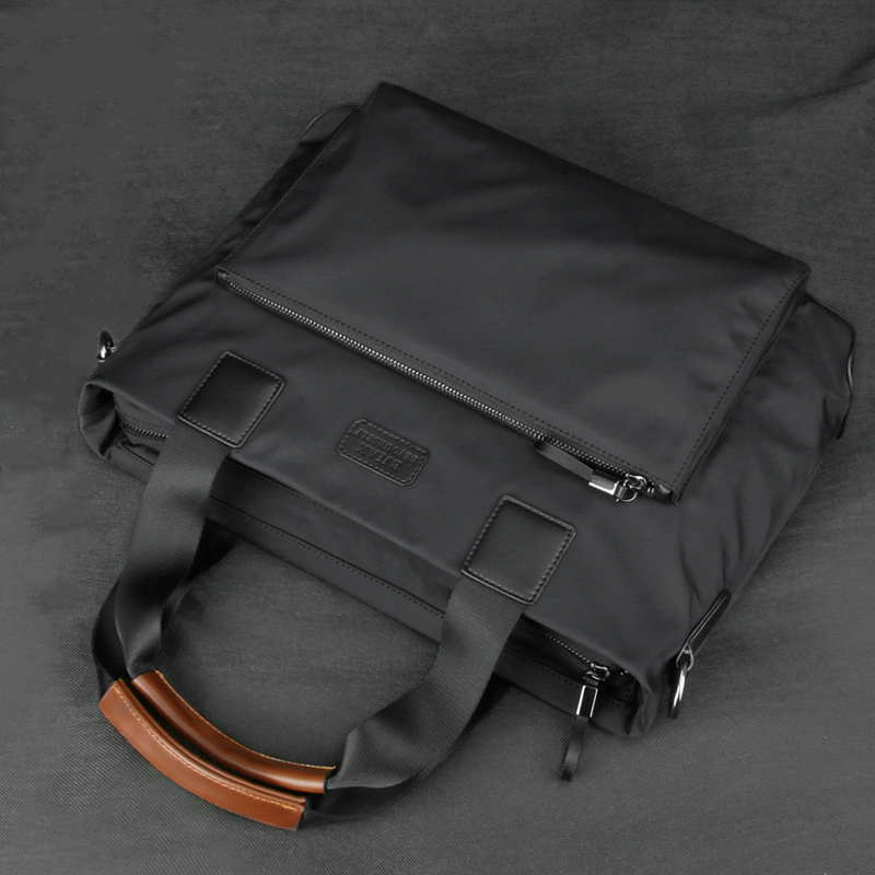 New men's bag Yokofumi Business Leisure handbag nylon Oxford cloth Cloth Bag Single Shoulder Slanted Satchel Briefe Briefcase