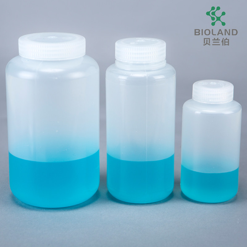 Bioland/贝兰伯 G3 电子级洁净瓶 广口试剂瓶 防漏 8/1530ml/60ml/125ml/250ml/500ml/1000ml HDPE