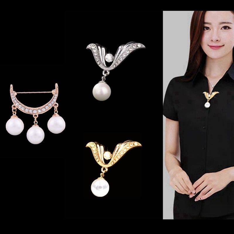 Premium sense pin fashion luxurious atmosphere neckline anti-light brooch women's versatile coat sweater corsage buckle needle