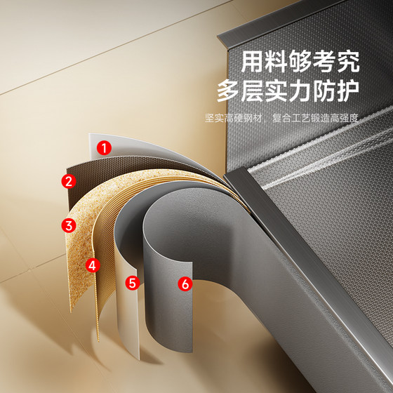 4.0加厚集渣厨房水槽手工304不锈钢大单槽家用洗菜盆台下洗手碗池