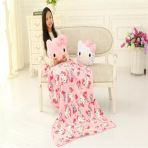 Cartoon cute pillow blanket dual-use two-in-one multi-functional air conditioner office nap pillow cushion cover blanket