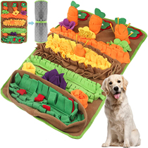 New pet slow food sniffing mat to relieve boredom and prevent choking sniffing mat dog puzzle training brain development hidden food blanket