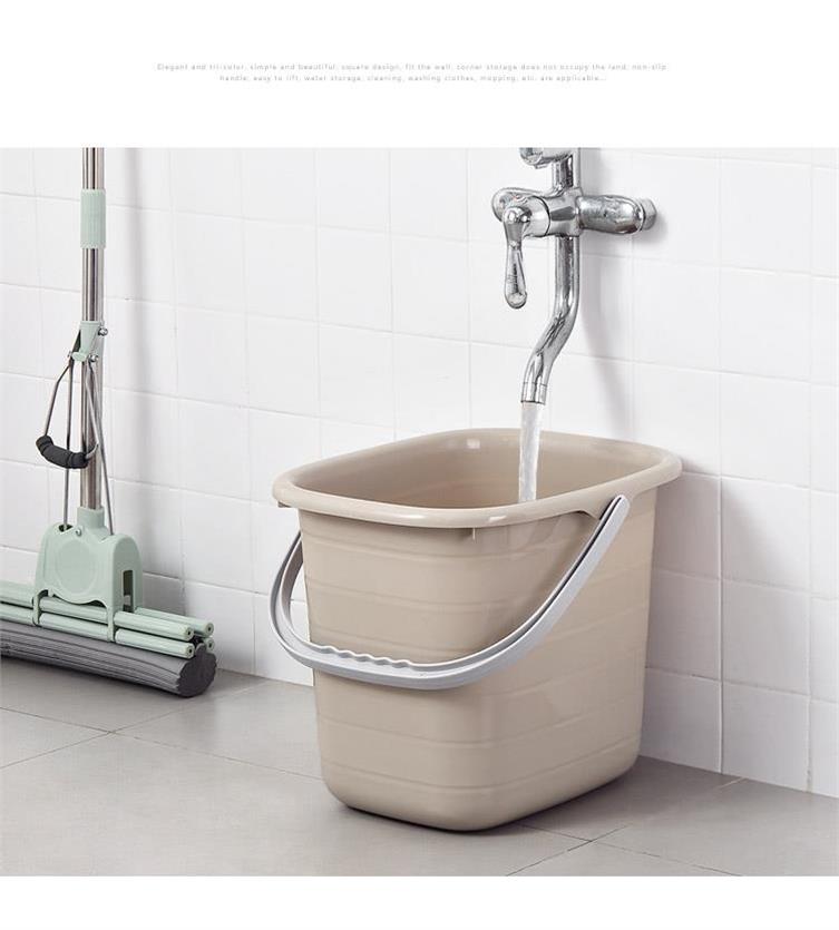 Touch wide bucket, foot dump bin plastic bag household flat clothes with high vertical tow lots