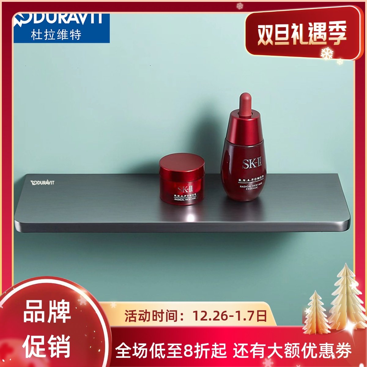 German all-copper gun grey bathroom shell-free shell-free high-end toilet mirror front cosmetic lined wall hanging-Taobao