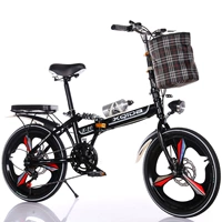 WolFAce 20-inch Folding Bicycles Variable Speed Shock Absorp